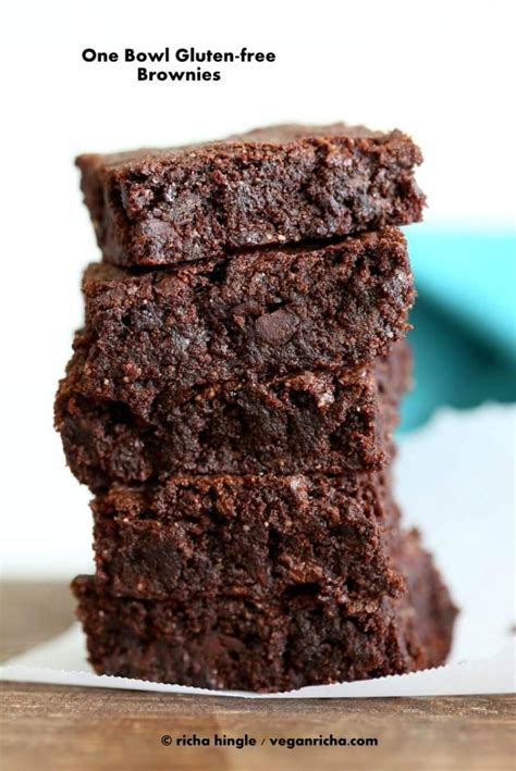 Vegan Gluten free Brownies and Brownie mix - Vegan Richa