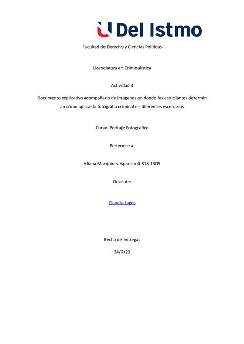 Actividad Lissto Espero Que Les Ayude Facultad De Derecho Y