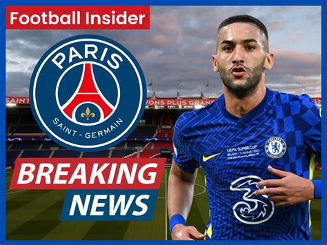 chelsea star hakim ziyech targeted  psg  collapsed january move