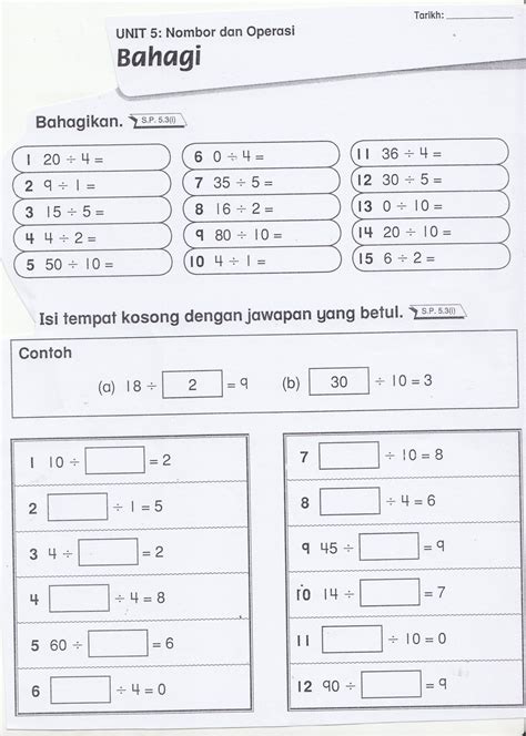 Latihan Matematik Bahagi Tahun Pdf Buku Sifir Vengers Simply Riset