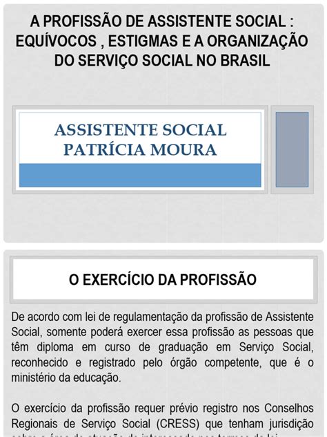 Faculdade Assistente Social Quanto Tempo - Profissão Assistente Social no Brasil | PDF | Trabalho social | Sociologia