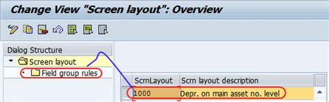 Define Screen Layout For Asset Depreciation Areas In Sap