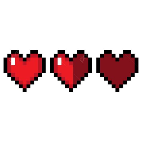 Pixel Heart Minecraft Template