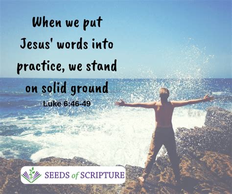 Jesus Is Our Firm Foundation Seeds Of Scripture