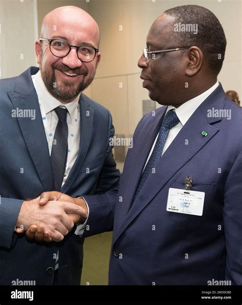 Belgian Prime Minister Charles Michel Meets With Senegal Republic