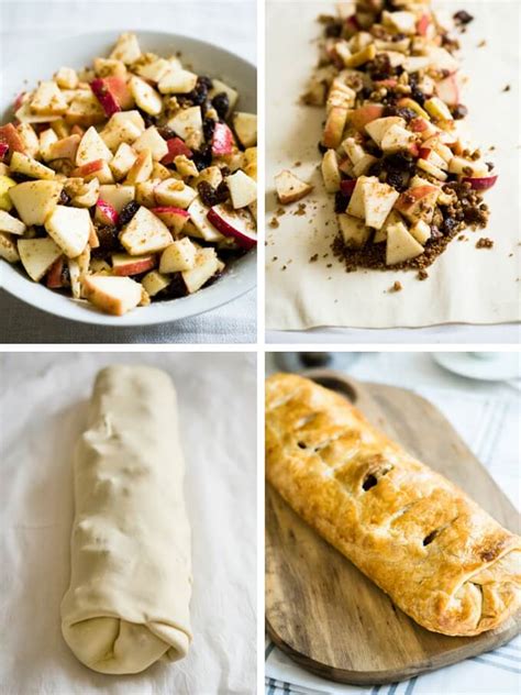 Puff Pastry Walnut Apple Strudel Plated Cravings