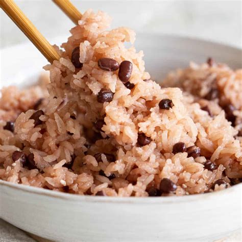 Sekihan Japanese Red Bean Sticky Rice Wandercooks