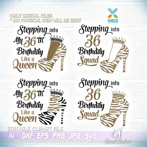 Stepping Into My Th Like A Boss Svg And Fabulous Svg Th Birthday