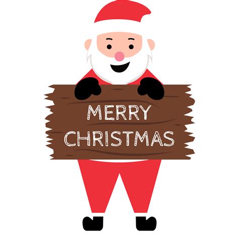 Funny Happy Santa Claus Character With Gift Waving And Greeting In