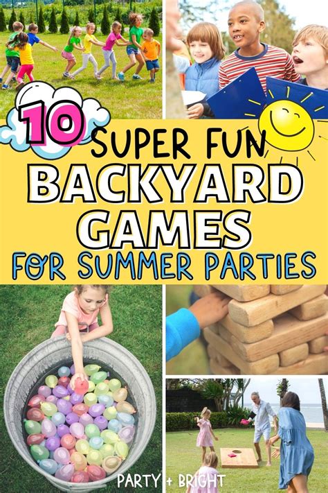 Summer party games – Artofit