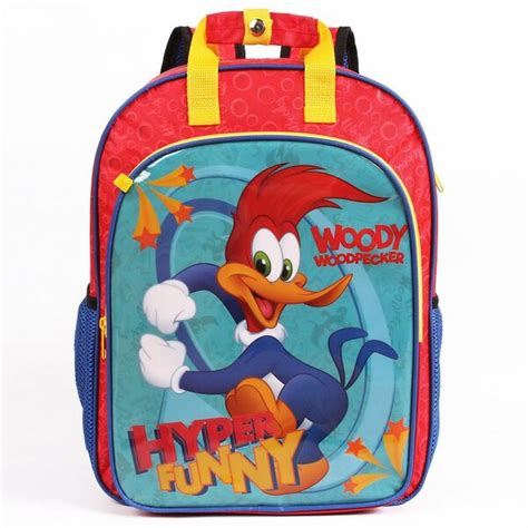 Mochila Do Picapau - Mochila De Costas Escolar Infantil Masculina - Pica Pau - Dermiwil ...