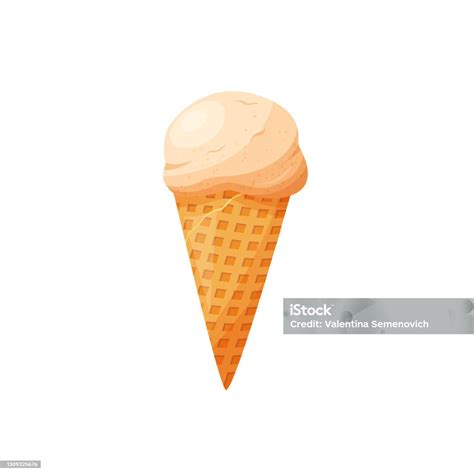 es krim  vektor gaya kartun datar ilustrasi stok  gambar