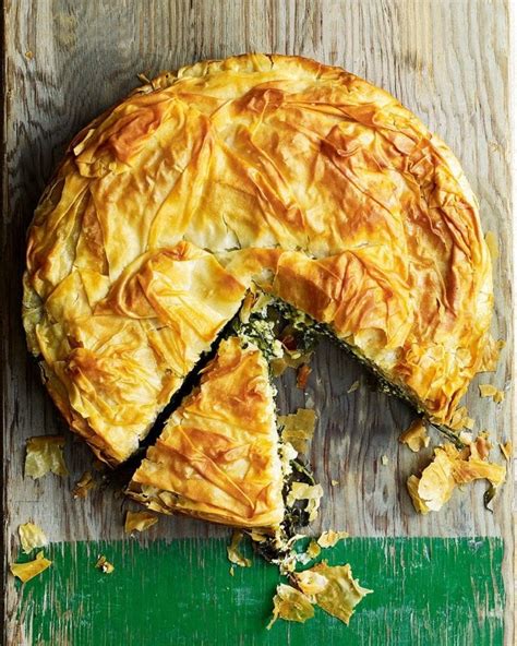 Wild Garlic And Goats Cheese Pie Recipe Delicious Magazine