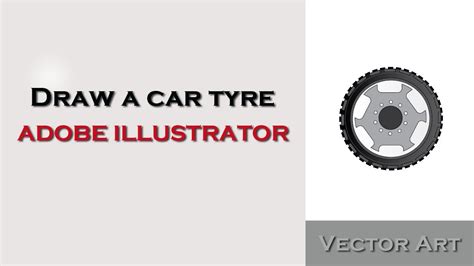 Step By Step Video Tutorial On How To Draw A Car Tyre Youtube