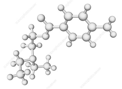 Procaine Anaesthetic Molecule Stock Image F0045326 Science Photo