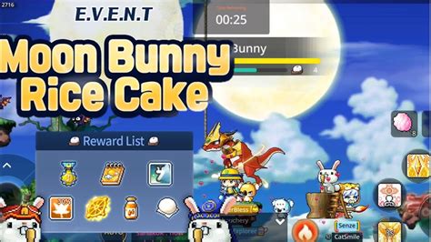 Maplestory M Moon Bunny Rice Cake Event Update Youtube