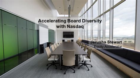 Accelerating Board Diversity With Nasdaq