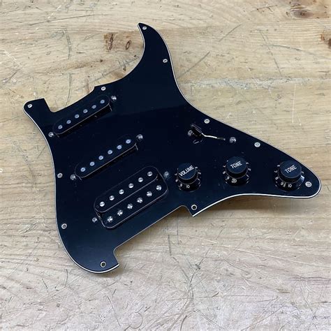 Mojotone Quiet Coil Hss Loaded Stratocaster Pickguard Reverb