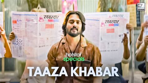 YouTuber Bhuvan Bam S Taaza Khabar Streaming On Disney Hotstar