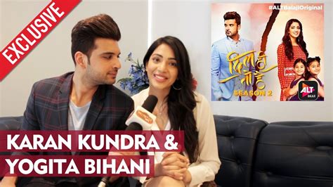 Karan Kundra And Yogita Bihani Exclusive Interview Altbalaji Web