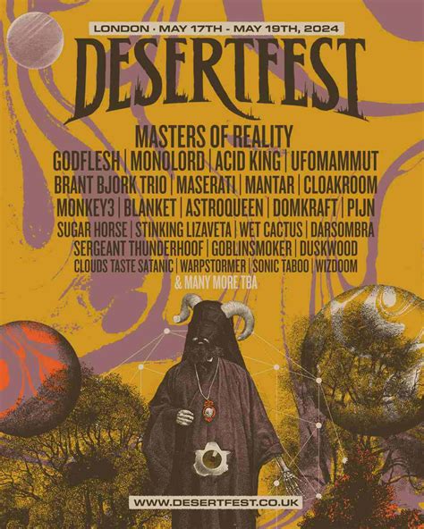 Desertfest London Announces 25 Bands For 2024 Edition Mnpr Magazine