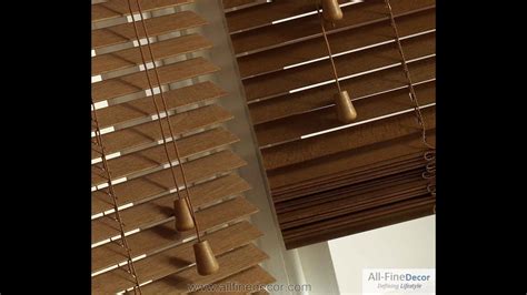 Motorized Wooden Venetian Blinds Youtube