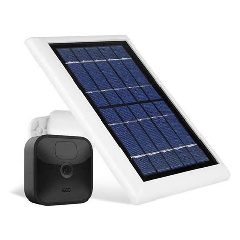 Wasserstein White Solar Panel With Internal Battery For Blink Outdoor