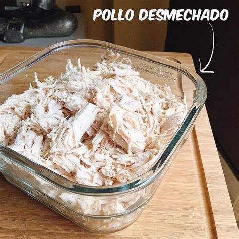 Pollo Desmechado En Olla Lenta Pollo Desmechado Receta Pollo Hervido