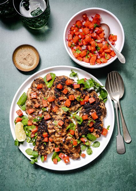 Jerk Chicken With Watermelon Salsa Ainsley Harriott