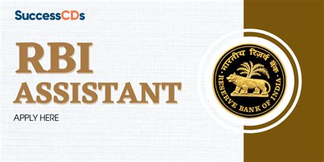 Rbi Recruitment For Assistant Posts Apply Online