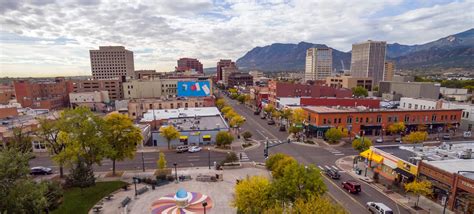 Colorado Springs Growing City Center Bridges Business Living And