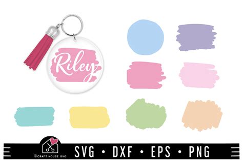 FREE Keychain SVG | Keychain background SVG - Craft House SVG