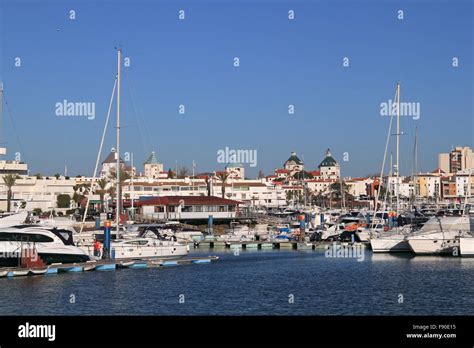 Luxury boats in Vilamoura Marina, Vilamoura, Quarteira, Algarve, Portugal, Europe Stock Photo ...