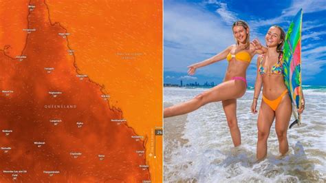 Qld Weather 35c Scorcher Hits Southeast Queensland The Courier Mail