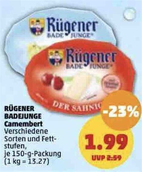 R Gener Badejunge Camembert G Packung Angebot Bei Penny