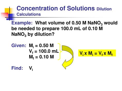 PPT Concentrations Of Solutions PowerPoint Presentation Free