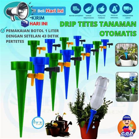 Jual Tetes Tanaman Otomatis Alat Siram Tanaman Kran Taman Irigasi Kebun