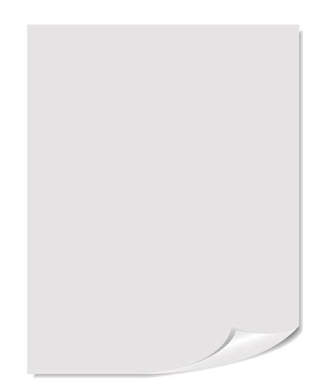 White blank page vector illustration 8342262 Vector Art at Vecteezy