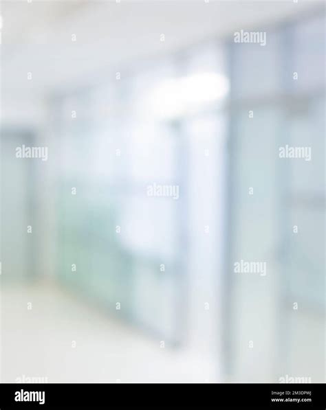 Blurred Office Interior Space Background Unfocused Office Place Blur