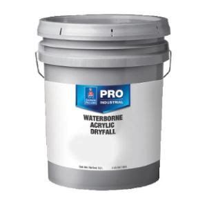 Pro Industrial Waterborne Acrylic Dryfall Sherwin Williams Company