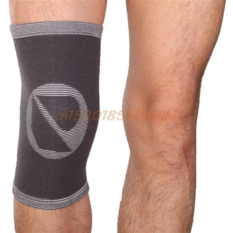 2021 Wholesale Bamboo Knee Knit Keep Warm Sport Knee Sleeve Brace Guard