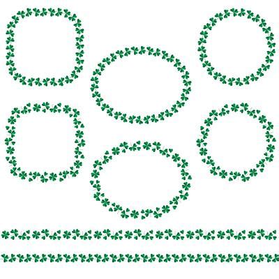 Shamrock Border Vector Art, Icons, and Graphics for Free Download