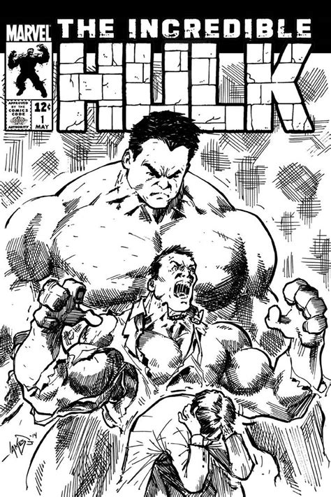 Hulk Sketch Cover by JamesQartist on DeviantArt