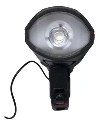 Farol Led Bike E Buzina Lantera 3 Estagios Bicicleta Pilha