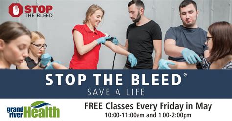 Stop The Bleed Classes Grand River Hospital District