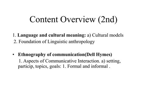 Ppt Ethnography Of Communication Powerpoint Presentation Free