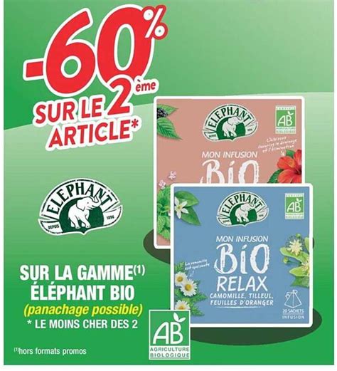 Promo La Gamme éléphant Bio chez Cora iCatalogue fr