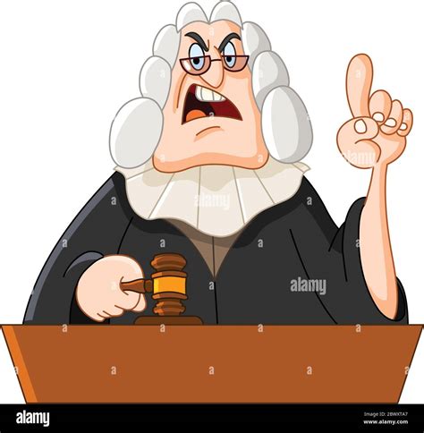 Judge Cartoon Hi Res Stock Photography And Images Alamy