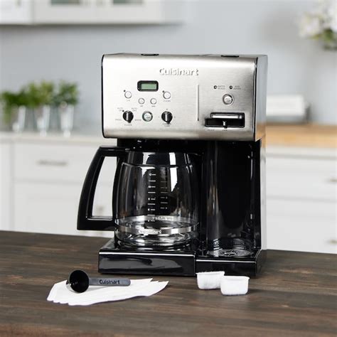 Cuisinart Coffee Plus 12-Cup Programmable Combination Coffee Maker with ...