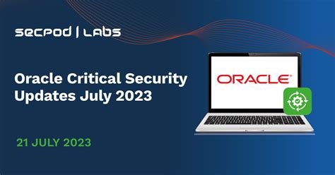 Oracle Security Updates July 2023 SecPod